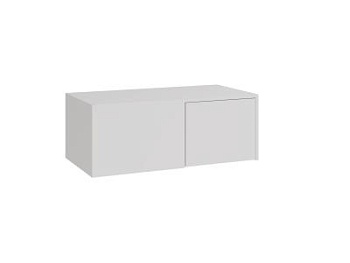 Прихожая Прага Антресоль №5 угловая универсальная Белый