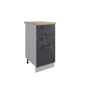 Стол Ройс Кварц черный СЯШ 400