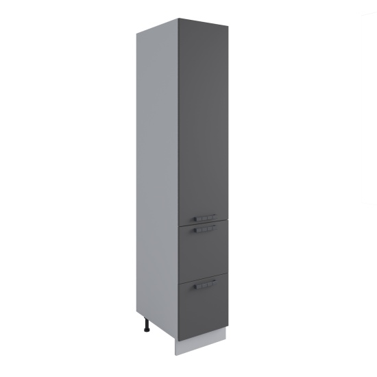 Пенал с ящиками Фортуна Графит ПНЯ 400