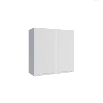 Верхний шкаф Тренто Белая кожа П 700