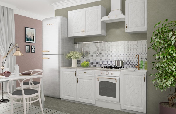 Модульная кухня Гранд Белый