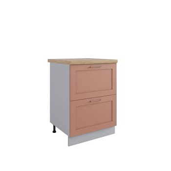 Стол Квадро Персик софт СК2 600