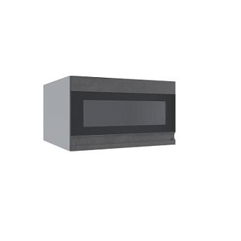 Верхний шкаф Скала Бетон тёмный ГПГСФ 600