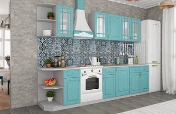 Модульная кухня Гранд Зелёный