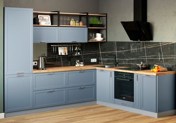 Модульная кухня Квадро Лунный Свет