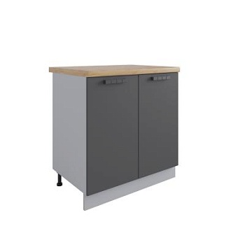 Стол Ройс Графит софт С 800