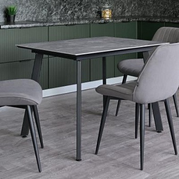 Стол керамический Граф 1000х800 Серый