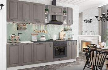 Модульная кухня Капри Липа пепел