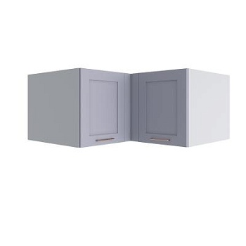 Верхний шкаф Квадро Серый эмалит ГВПГУ 1000