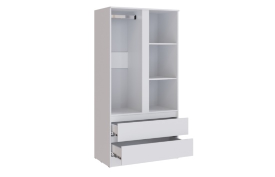 Гостиная Мэнкс Шкаф МГШ белый