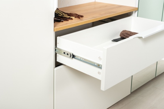 Модульная прихожая Октава Белый шагрень/Дуб Вотан