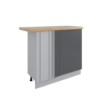 Стол Фенис 3Д Графит МСУ 1000 стыковка с глубиной 330