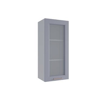 Верхний шкаф Квадро Серый эмалит ВПС 400