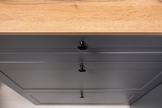 Модульная прихожая Остин Серый Графит/Дуб Вотан