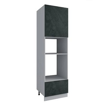 Пенал с нишей под духовку и СВЧ Фенис Палм Грин ПНС 600