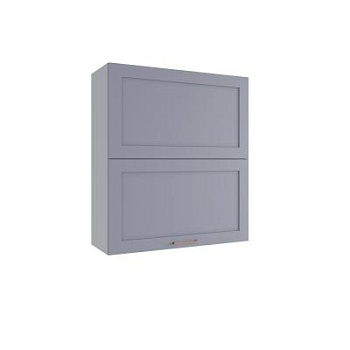 Верхний шкаф Квадро Серый эмалит ВПГПМ 800