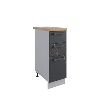 Стол Ройс Кварц черный СЯШ 300