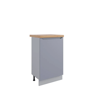 Стол Тренто Серый эмалит МС 500 правый