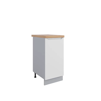 Стол Тренто Белый эмалит С 400 правый