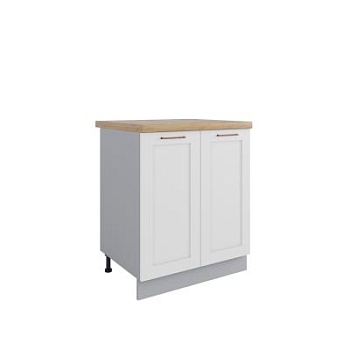 Стол Квадро Белая кожа С 700