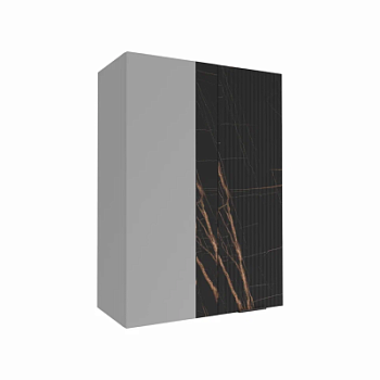 Верхний шкаф Монца Кварц черный ВПУ 650