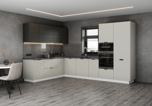 Модульная кухня Лаванда Смородина / Зефир