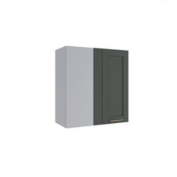 Верхний шкаф Квадро Оливково-зеленый ПУ 650