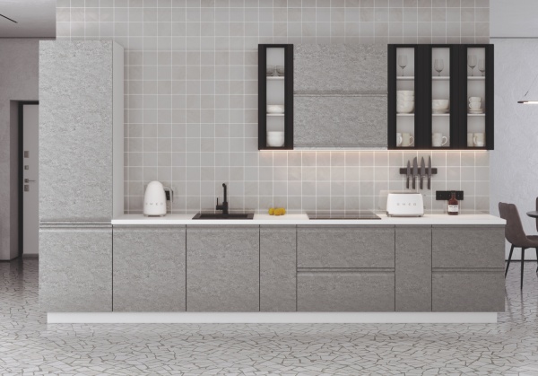 Модульная кухня Ирис Пепел