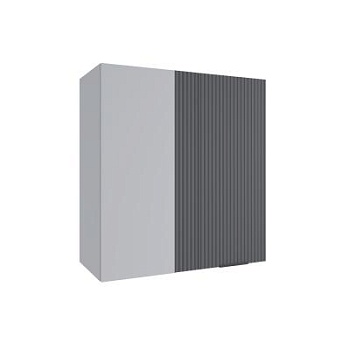 Верхний шкаф Фенис 3Д Графит ПУ 650