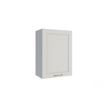 Верхний шкаф Квадро Ваниль кожа П 500