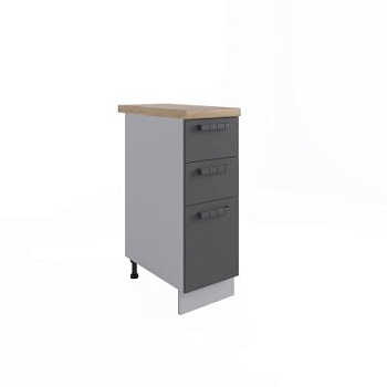 Стол Ройс Графит софт СМЯ 300