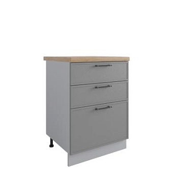 Стол Марта Графит Скин СЯШ 600