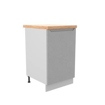 Стол Тренто Штукатурка серая С 500 левый