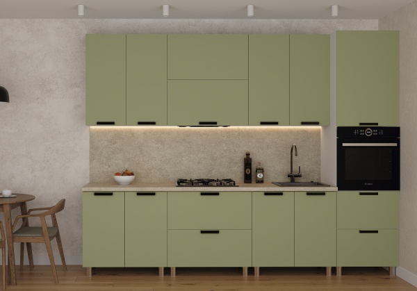 Модульная кухня Лаванда Фисташка