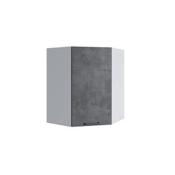 Верхний шкаф Лофт Бетон тёмный ПУ 550*550