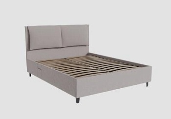 Кровать Венеция (М) 1600x2000 Бежевый с подъемным механизмом