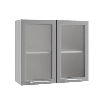 Верхний шкаф Олива Снег глянец ПС 800