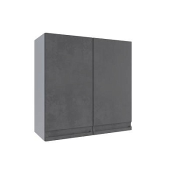Верхний шкаф Скала Бетон тёмный П 700