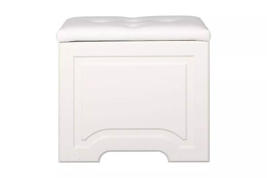 Ливерпуль Пуф 14.02 Белый/Ясень ваниль/кз.Белый