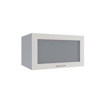 Верхний шкаф Квадро Ваниль кожа ГВПГС 800