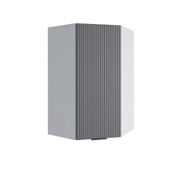 Верхний шкаф Фенис 3Д Графит ВПУ 550*550