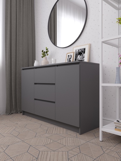 МС Мори Комод МК 1200.3 (МП) Графит