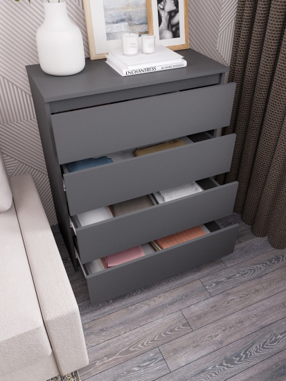 МС Мори Комод МК 800.4 (МП) Графит