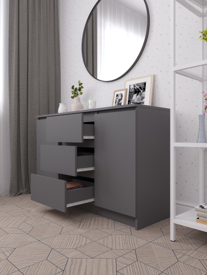 МС Мори Комод МК 1200.3 (МП) Графит