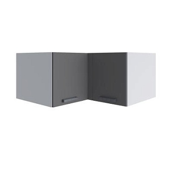 Верхний шкаф Ройс Графит софт ГВПГУ 1000