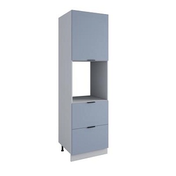 Пенал с нишей под духовку и ящиками Виано Блю ПНЯ 600