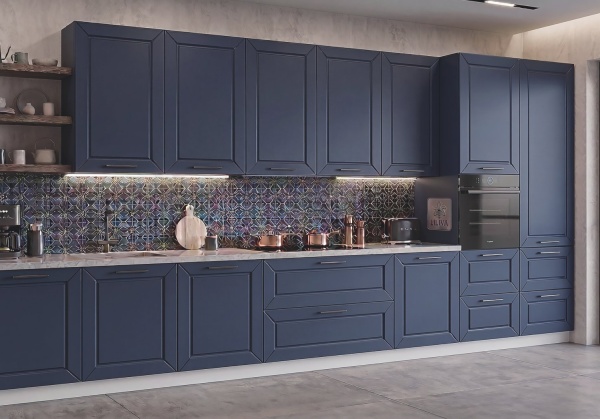 Модульная кухня Лилия Королевский синий