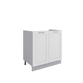 Стол Квадро Белая кожа СМ 800