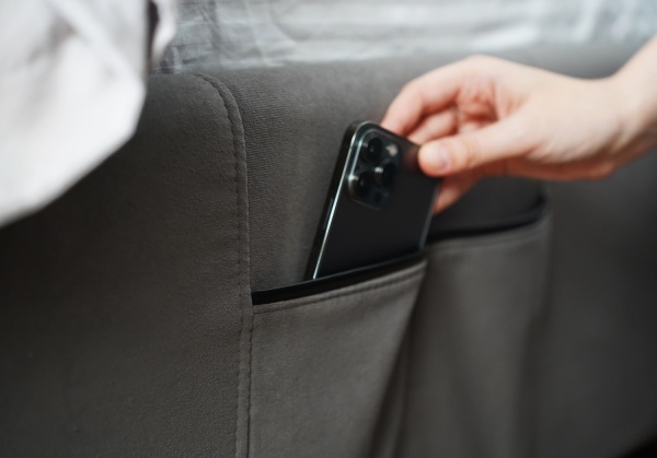 Кровать Венеция (М) 1,6 Графит Софт