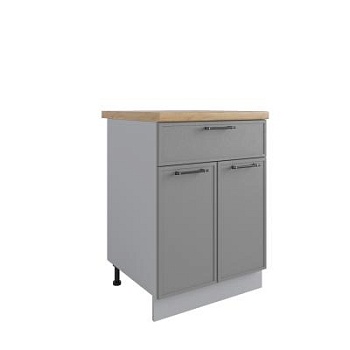 Стол Марта Графит Скин С1ЯШ 600